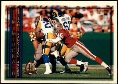 Tim McDonald #7 Football Cards 1996 Topps