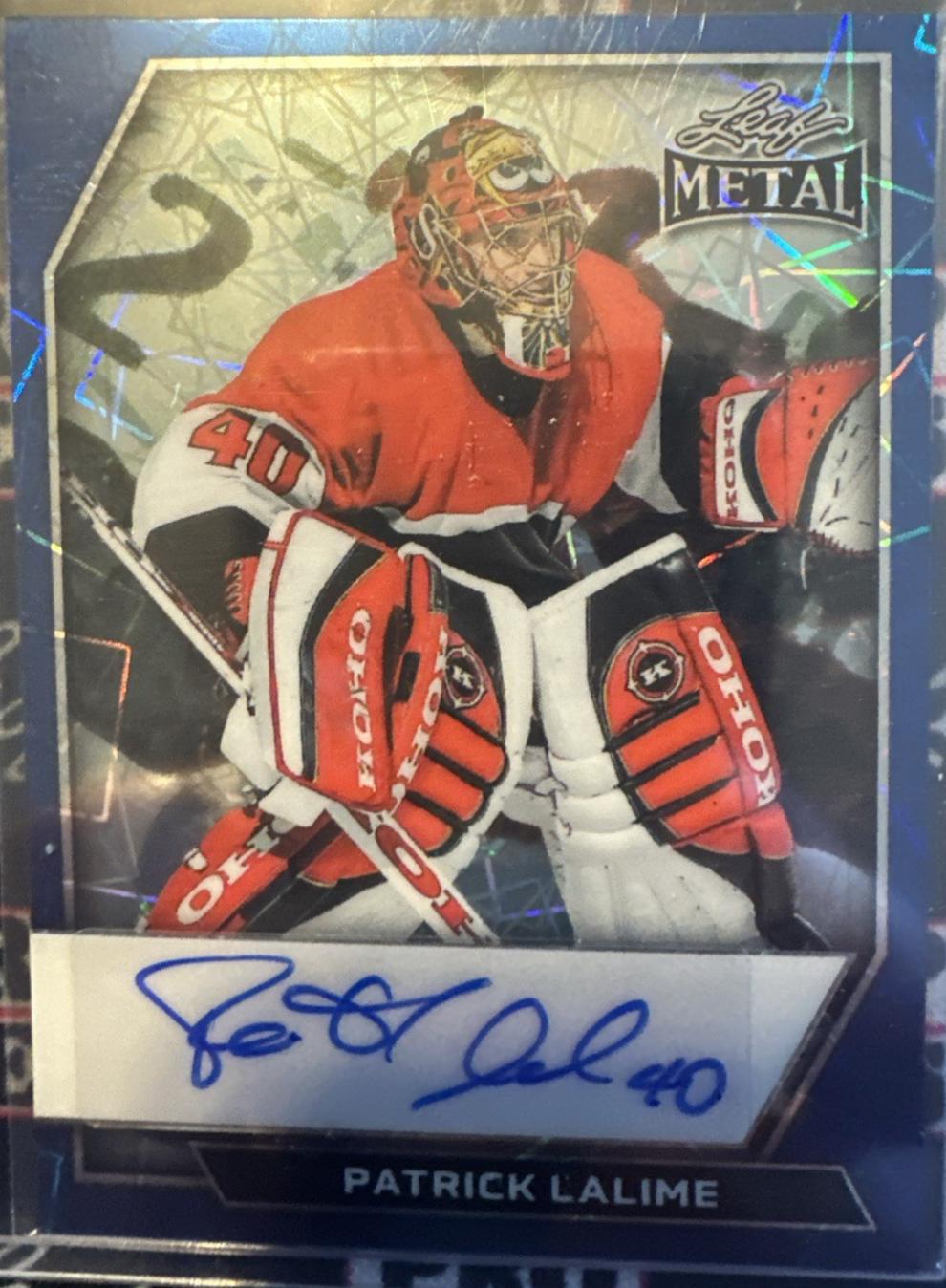 Patrick Lalime #BA-PL1 2026 Leaf Metal Autograph Hockey