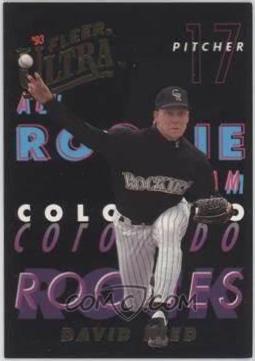 David Nied #6 Baseball Cards 1993 Ultra All Rookies