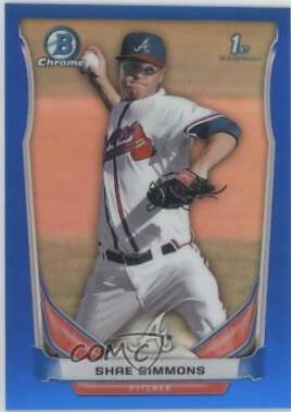 Shae Simmons #BCP1 Baseball Cards 2014 Bowman Chrome Prospects