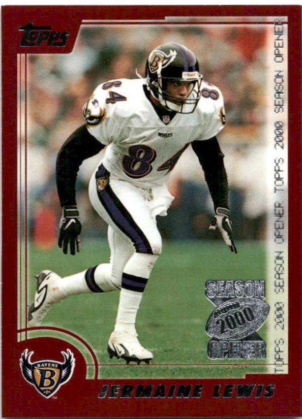 Jermaine Lewis #38 Football Cards 2000 Topps Season Opener