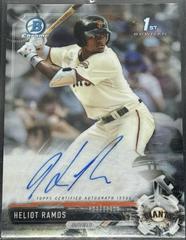 Heliot Ramos #CDA-HR Baseball Cards 2017 Bowman Draft Chrome Picks Autographs Prices