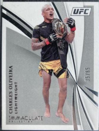 Charles Oliveira #39 Ufc Cards 2021 Panini Immaculate UFC