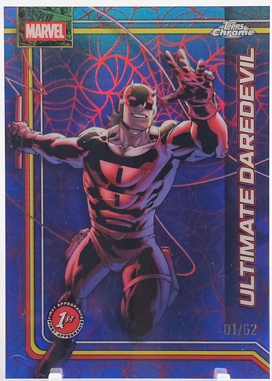 Ultimate Daredevil Spider-Web Red/Blue Refractor