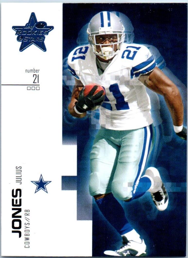 Julius Jones #2 Football Cards 2007 Leaf Certified Materials