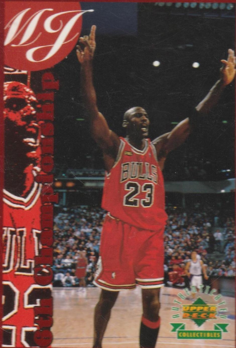 Michael Jordan 6th Championship Basketball Cards 1998 Upper Deck