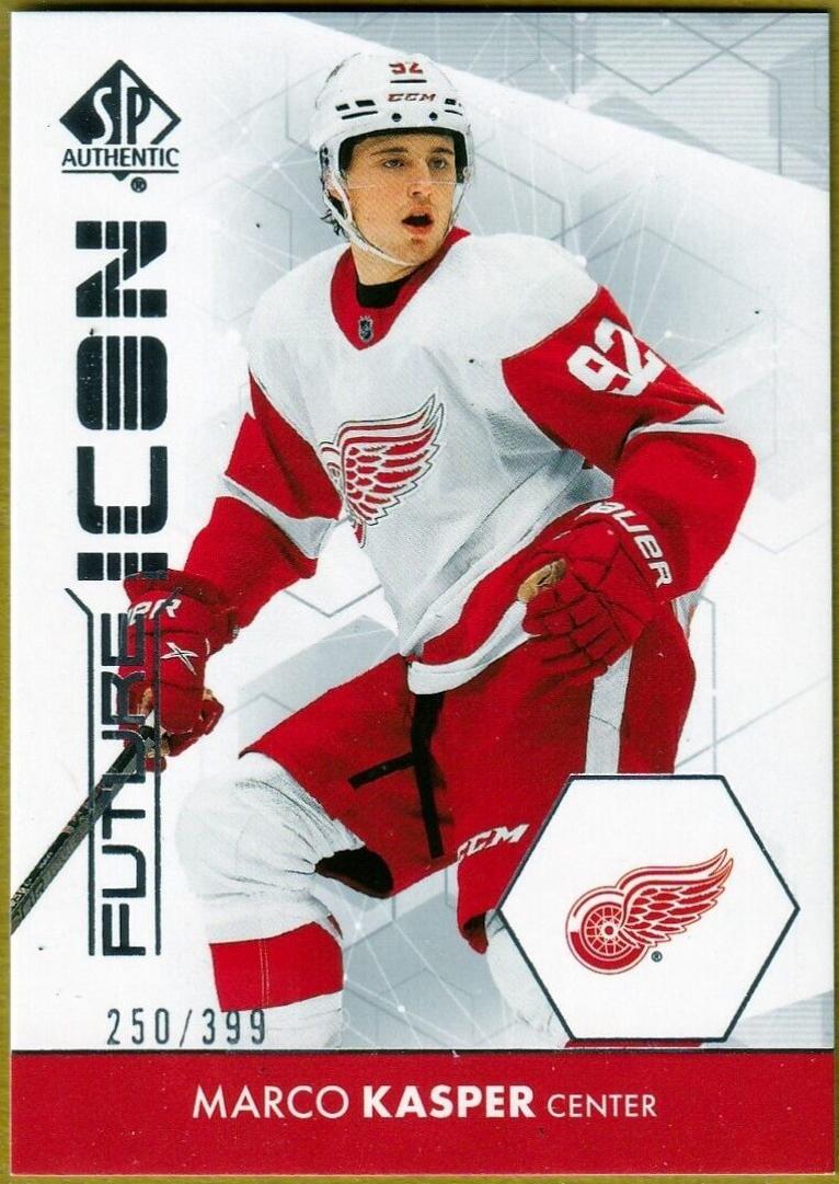 Marco Kasper #FI-25 Hockey Cards 2023 SP Authentic Future Icon