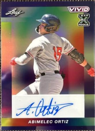Abimelec Ortiz [Navy Blue Prismatic] #BA-AO1