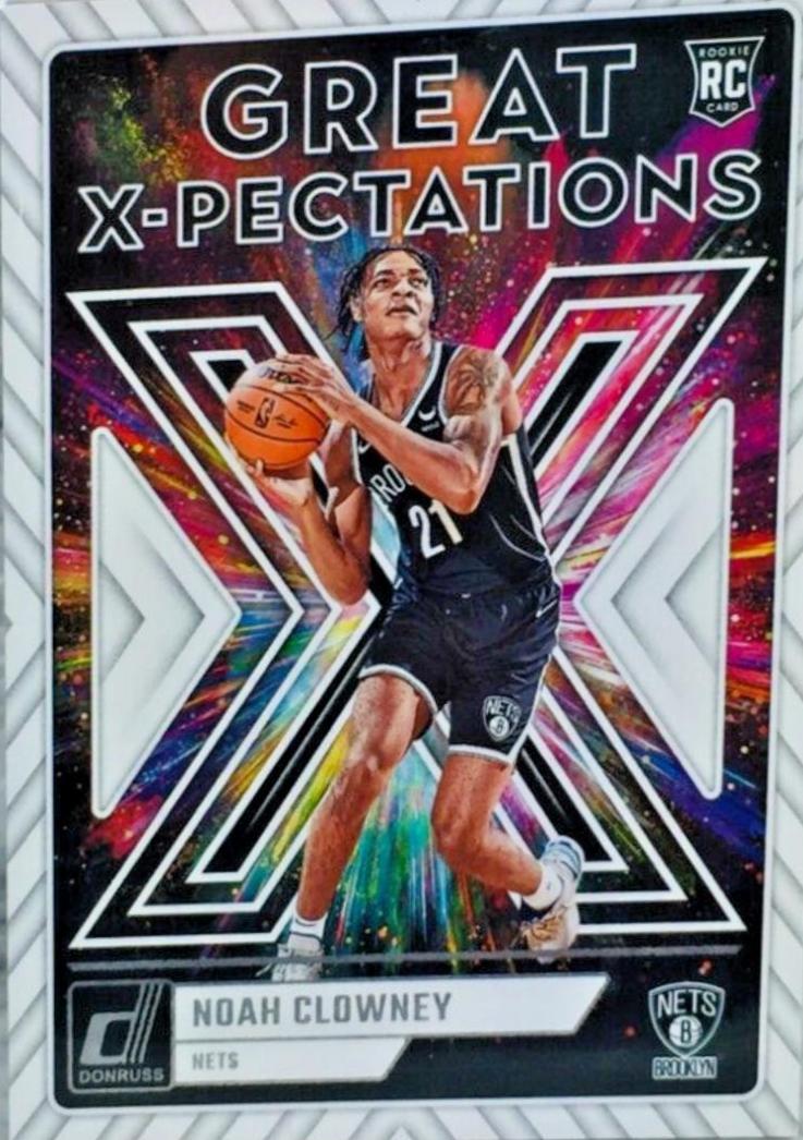 Noah Clowney #24 Basketball Cards 2023 Panini Donruss Great X Pectations