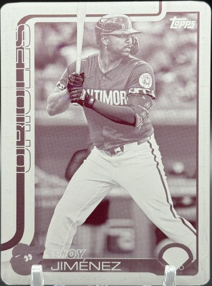 Eloy Jimenez [Printing Plate] (2025 Topps)