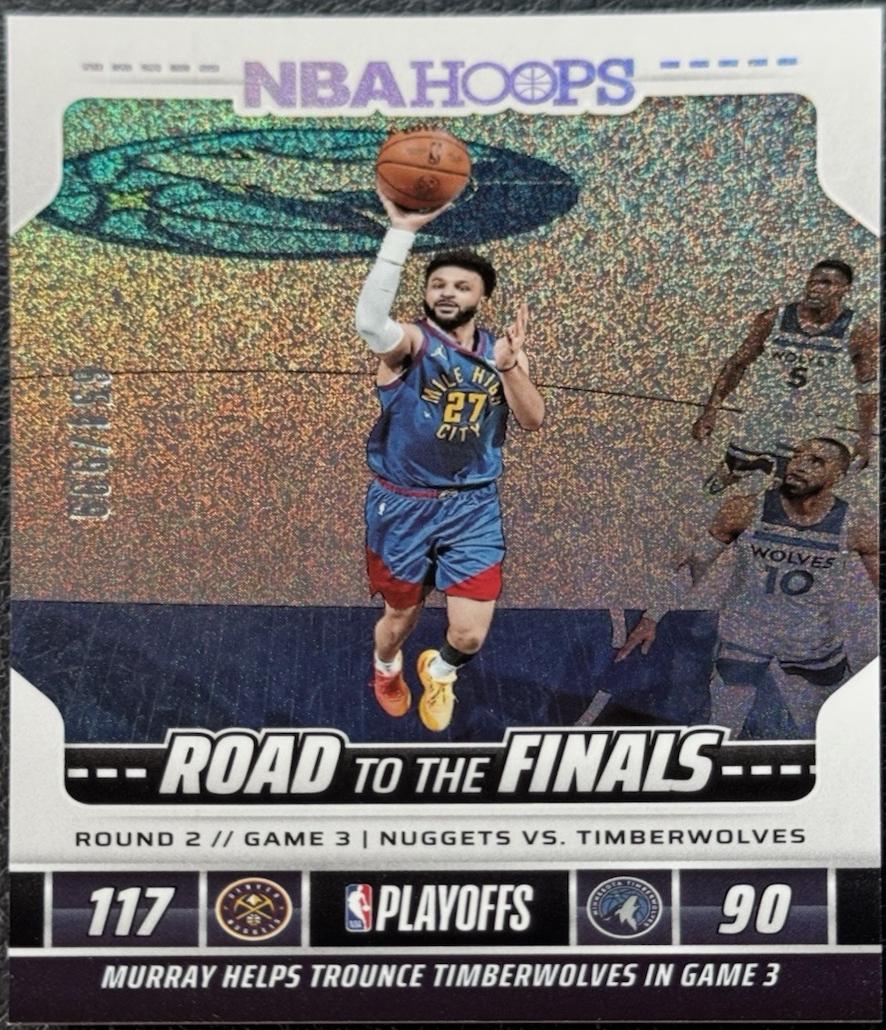 Jamal Murray #9 Basketball Cards 2024 Panini NBA Hoops Road to the Finals Second Round