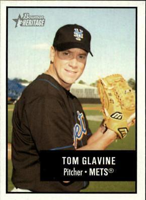 Tom Glavine #136 Baseball Cards 2003 Bowman Heritage