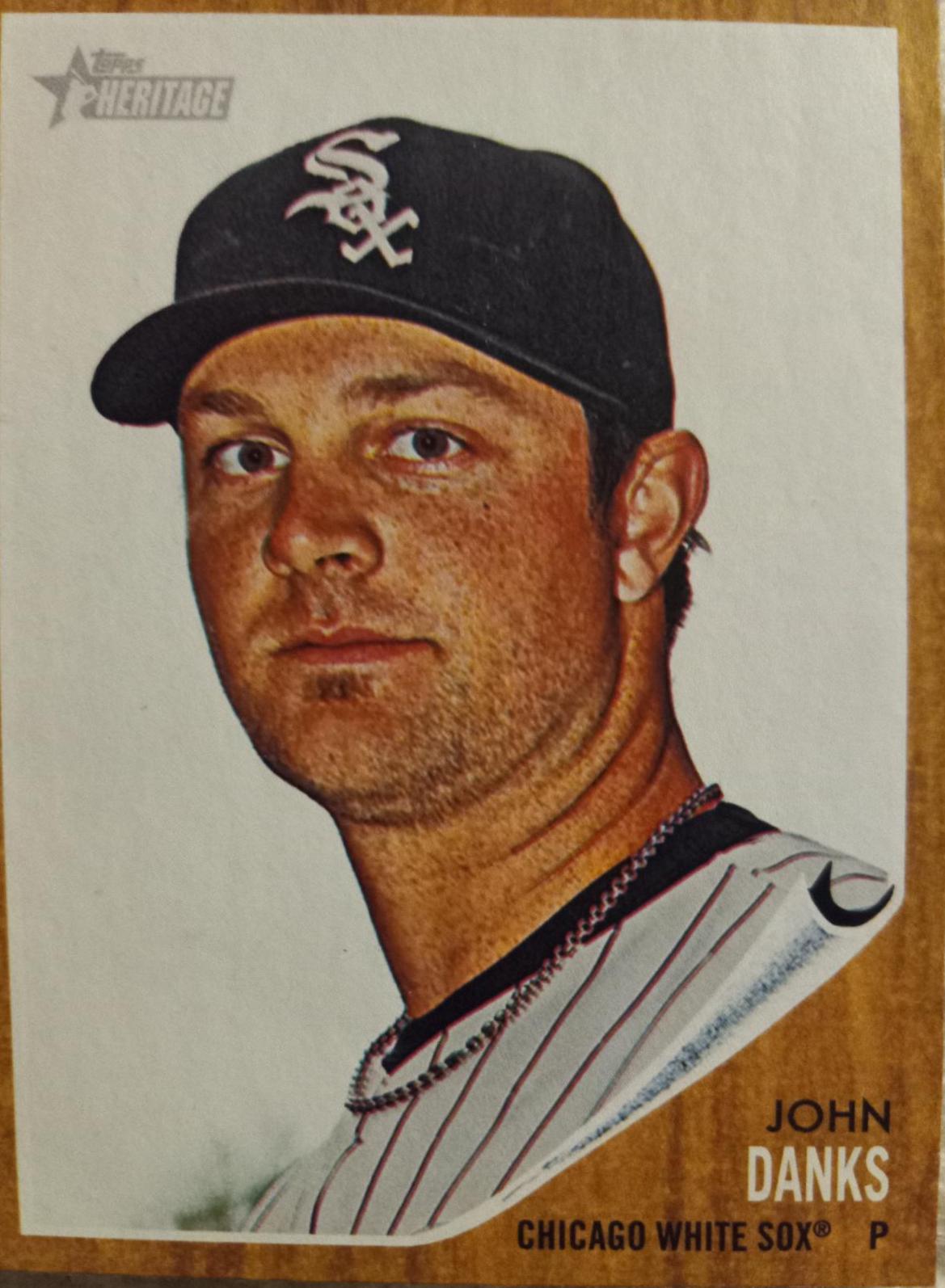 John Danks #8 Baseball Cards 2011 Topps Heritage