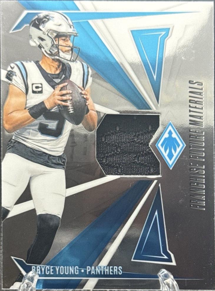 Bryce Young #FFM-BYG Football Cards 2024 Panini Phoenix Franchise Future Material