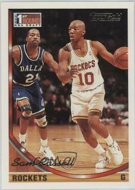 Sam Cassell #301 Basketball Cards 1993 Topps Gold