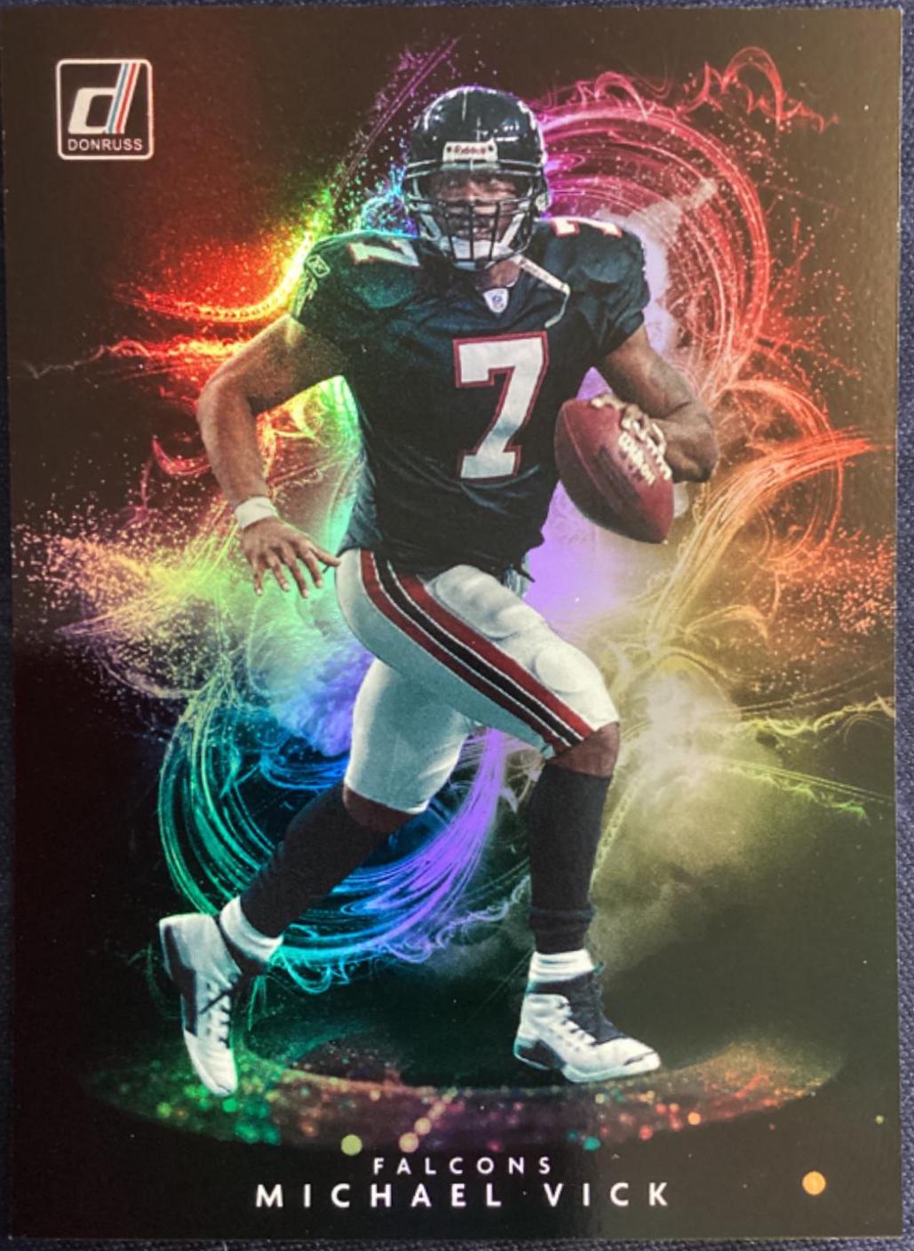 Michael Vick #NM-MV Football Cards 2020 Panini Donruss Night Moves