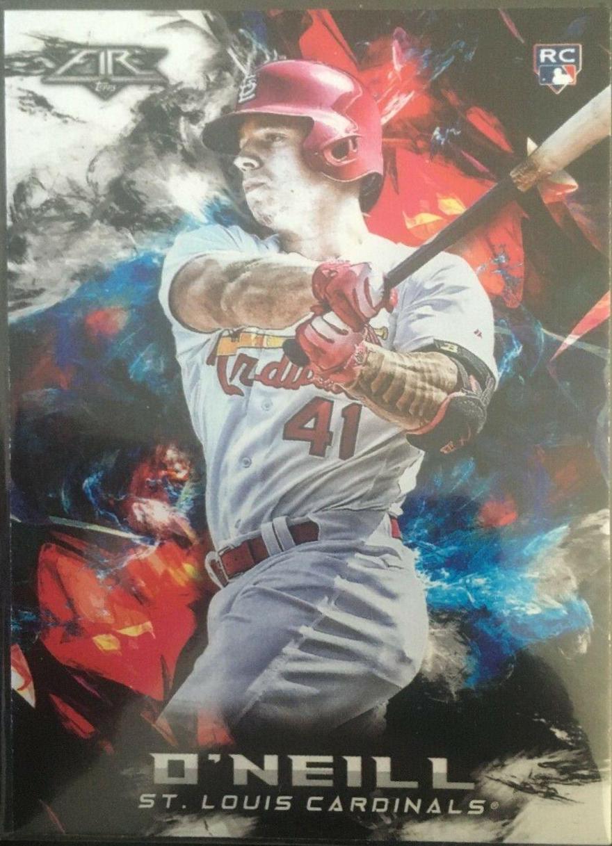 Tyler O'Neill #128 Baseball Cards 2018 Topps Fire