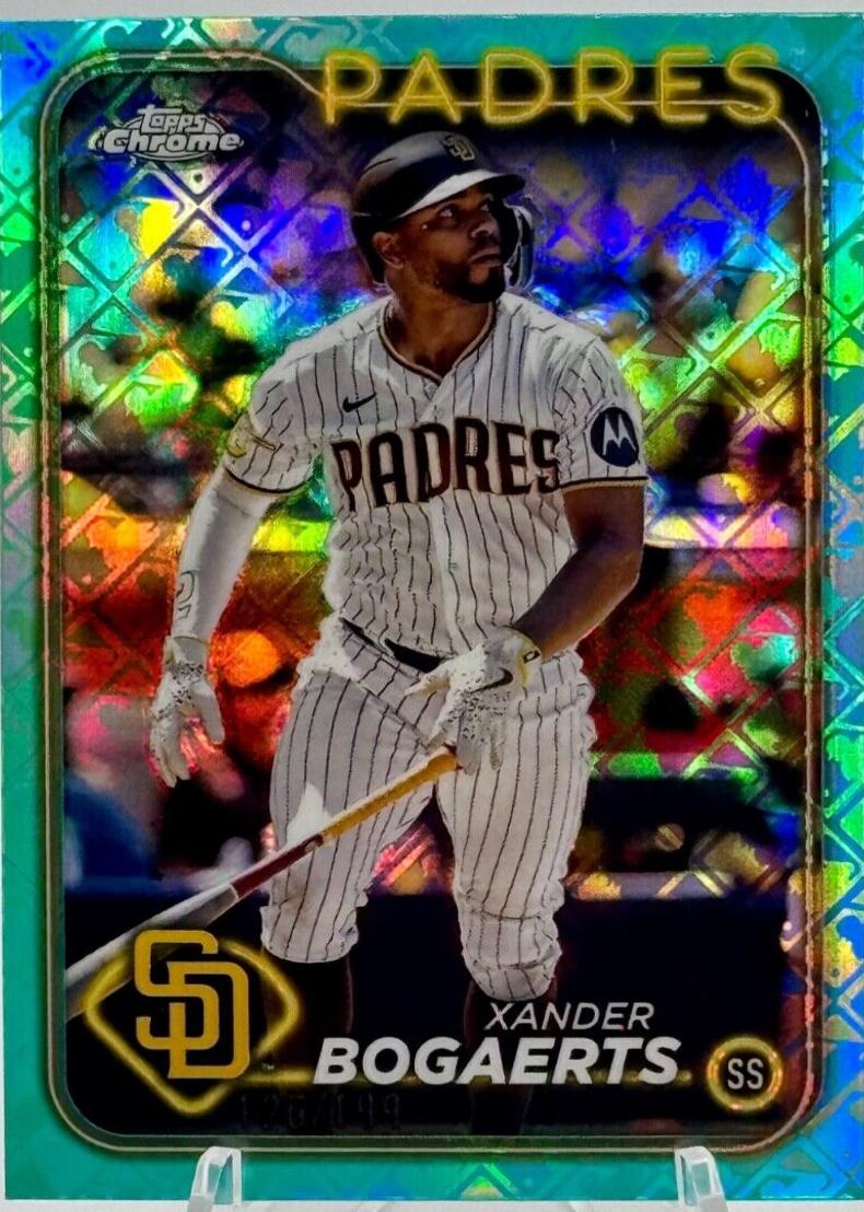 Xander Bogaerts [Logofractor Aqua] #32