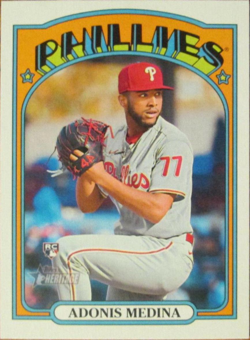 Adonis Medina #520 Baseball Cards 2021 Topps Heritage