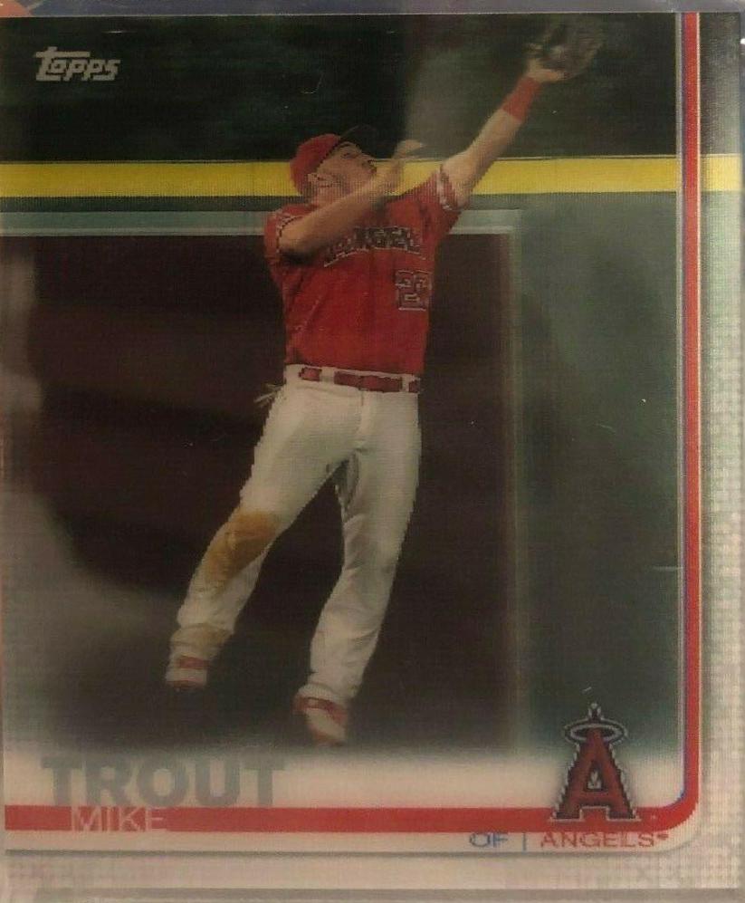 Mike Trout #100 Baseball Cards 2019 Topps on Demand 3D