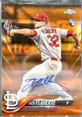 Jack Flaherty [Orange Refractor] #JF Baseball Cards 2018 Topps Chrome Update Autographs Prices