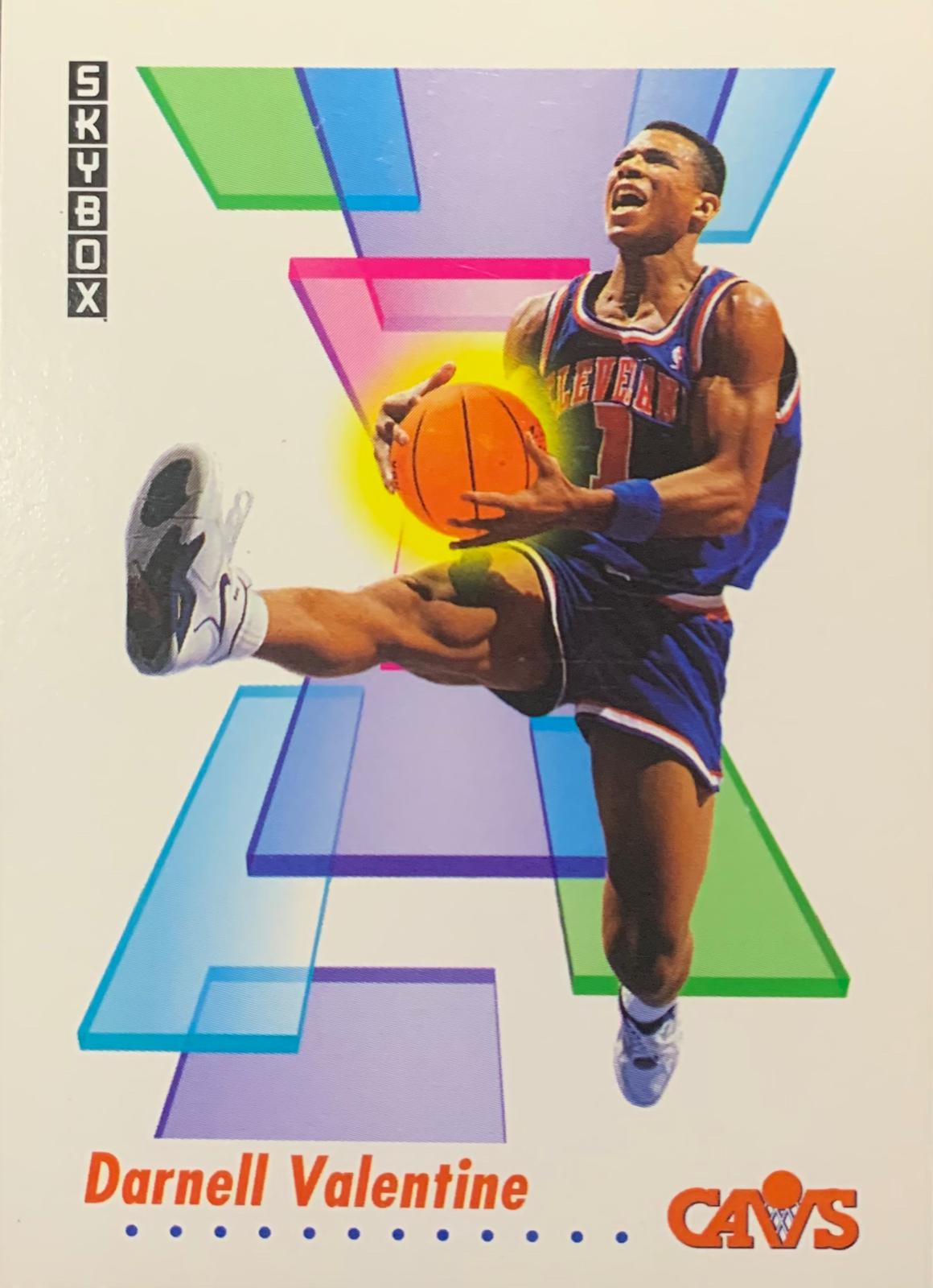 Darnell Valentine #54 Basketball Cards 1991 Skybox