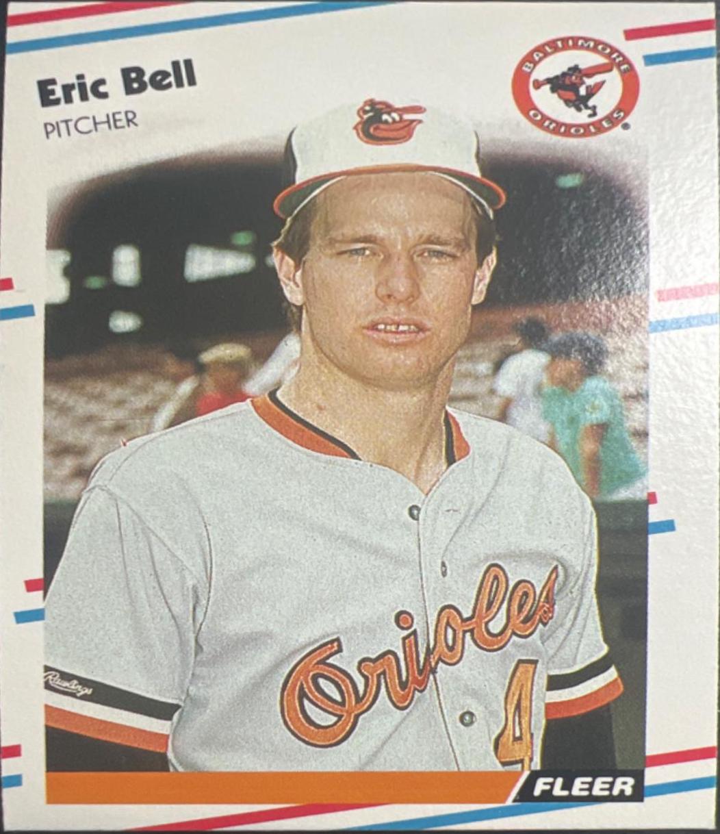 Eric Bell #555 Baseball Cards 1988 Fleer