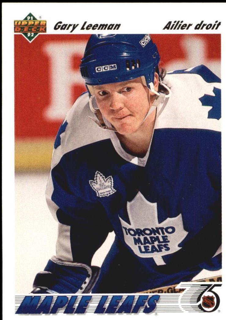 Gary Leeman #272 Hockey Cards 1991 Upper Deck