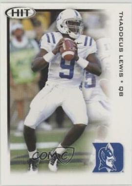 Thaddeus Lewis #9 Football Cards 2010 Sage Hit