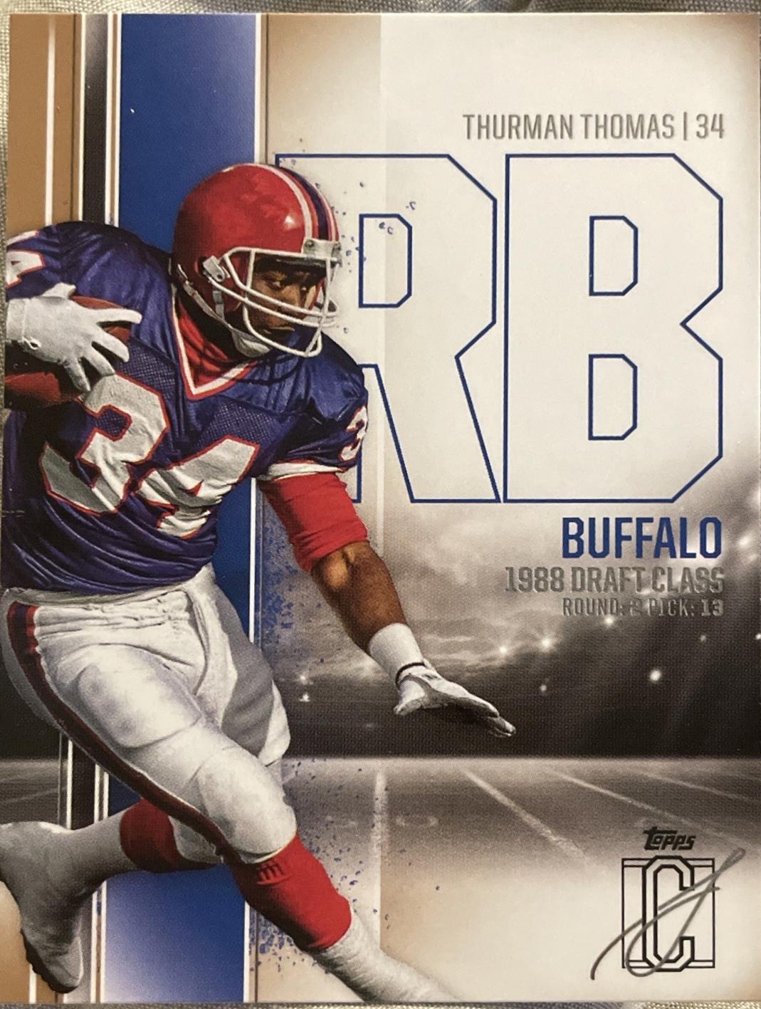 Thurman Thomas #5 Football Cards 2024 Topps Signature Class