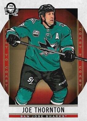 Joe Thornton #8 Hockey Cards 2018 O-Pee-Chee Coast-to-Coast