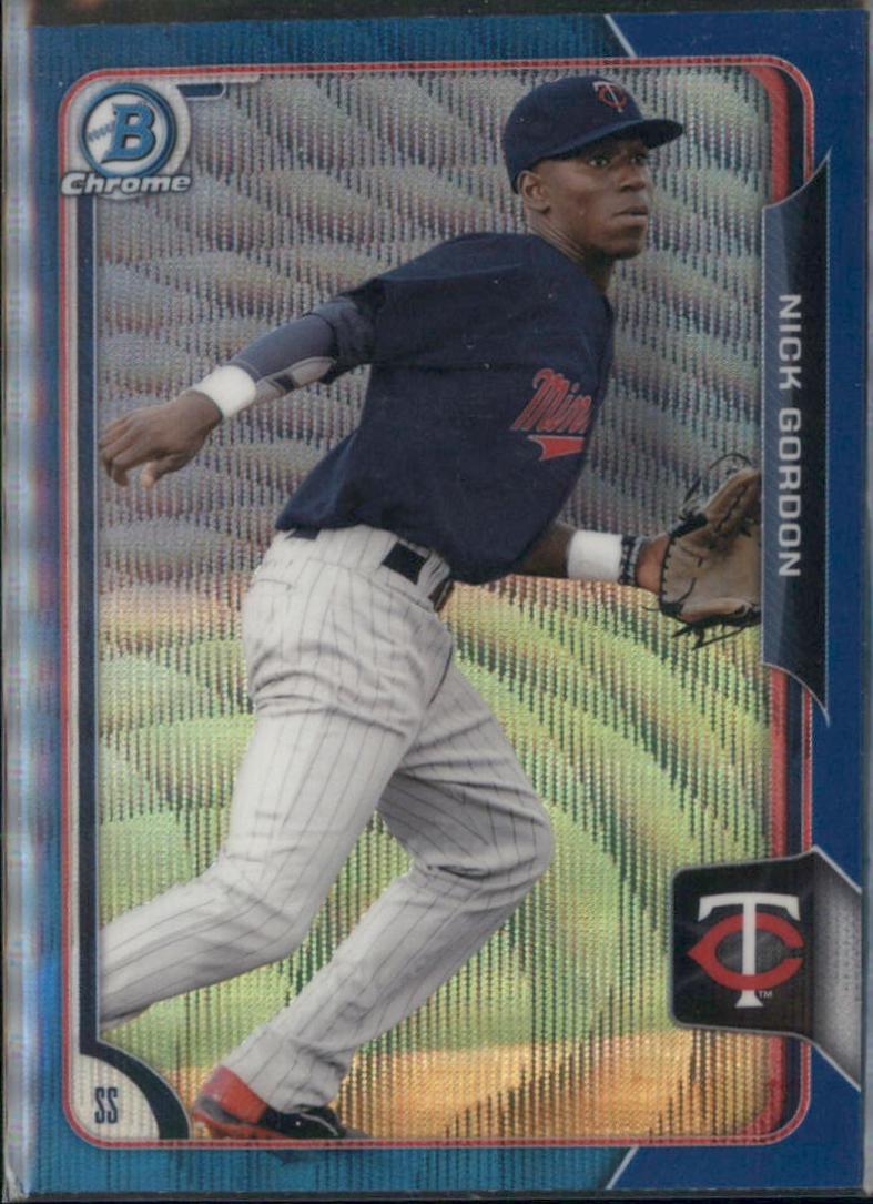 Nick Gordon [Blue Wave Refractor] #BCP75