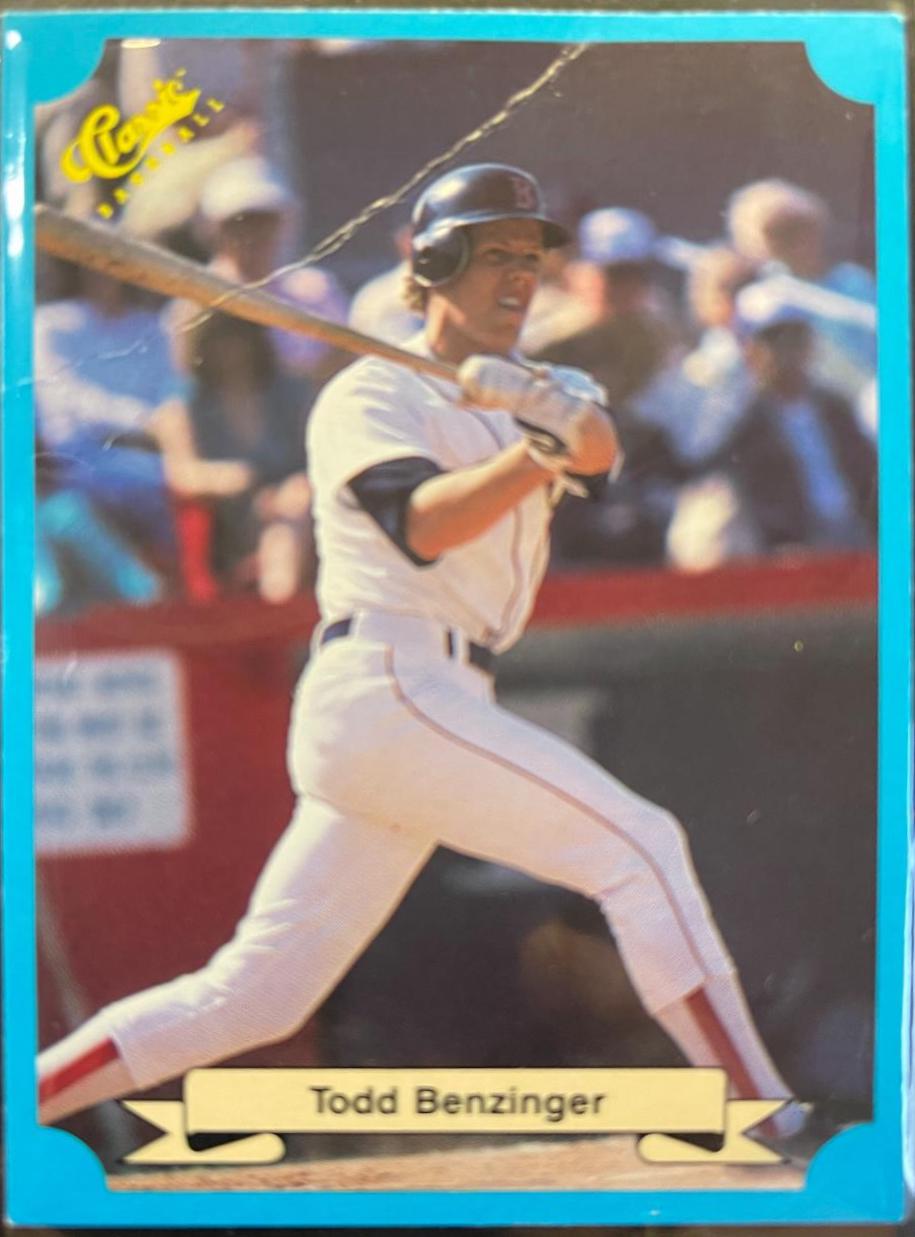 Todd Benzinger #245 Baseball Cards 1988 Classic