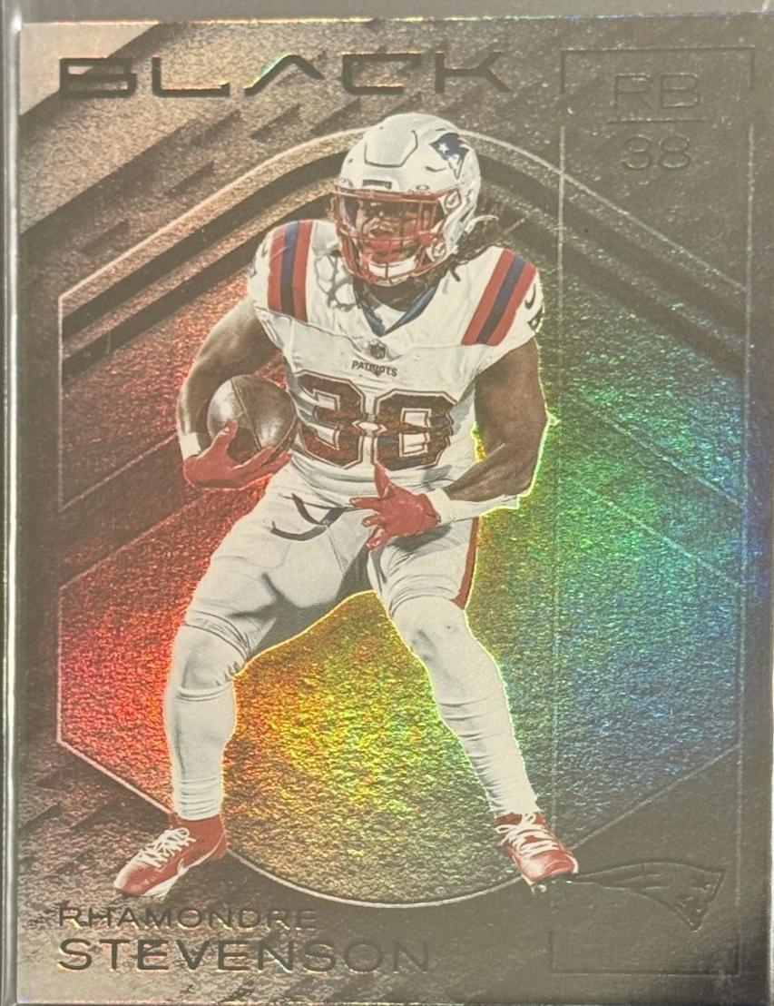 Rhamondre Stevenson #28 2025 Panini Black Football