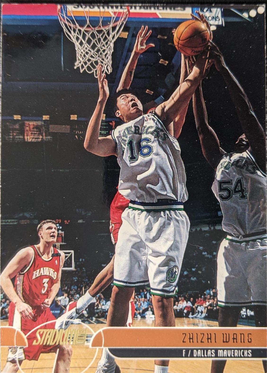 ZhiZhi Wang #13 Basketball Cards 2001 Stadium Club