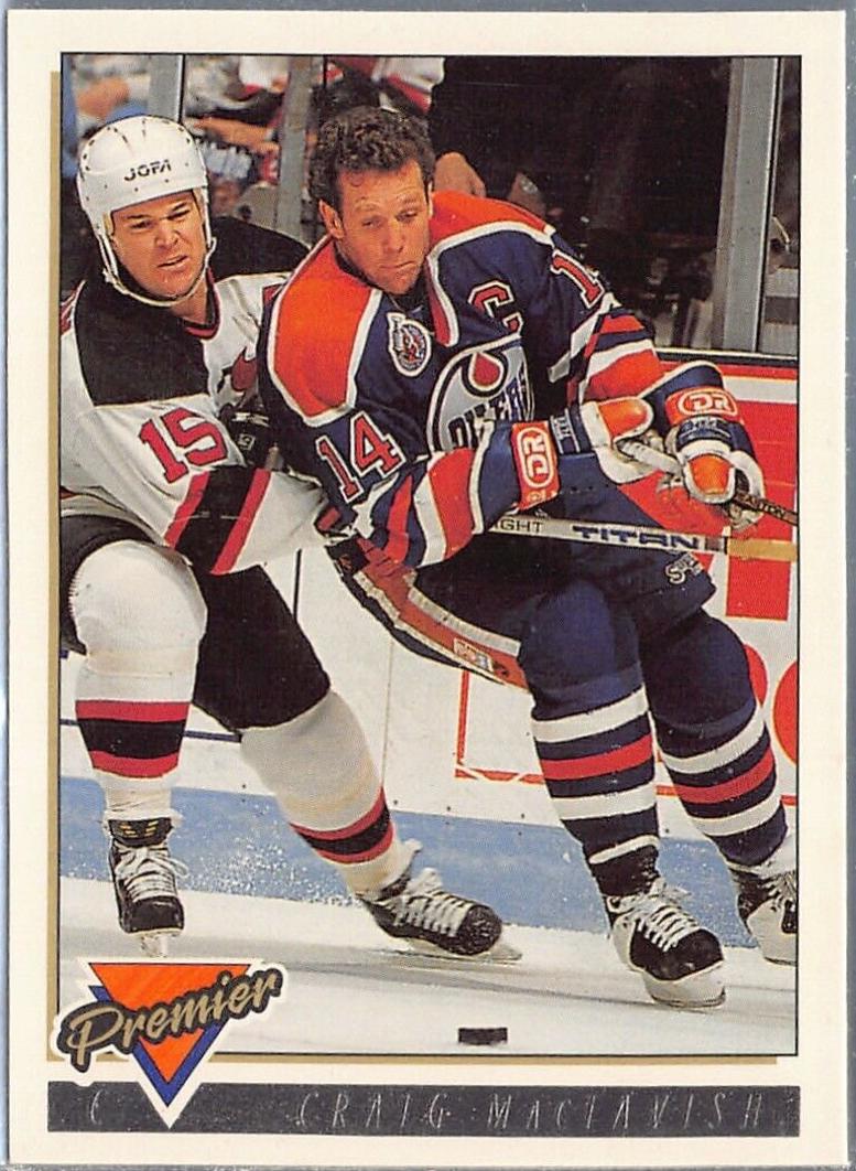 Craig MacTavish #23 Hockey Cards 1993 Topps Premier