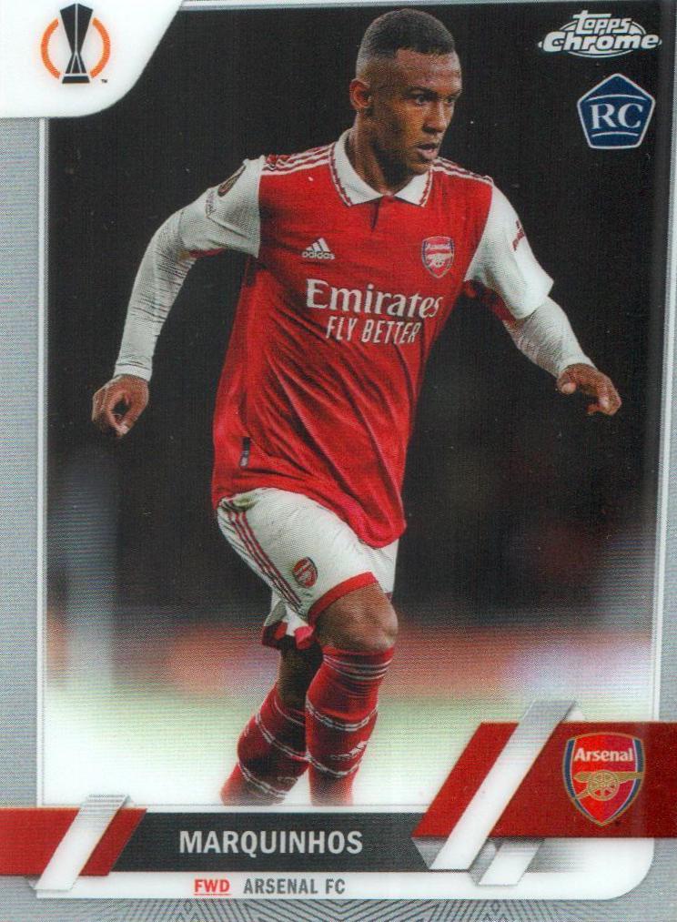 Marquinhos #188 Soccer Cards 2022 Topps Chrome UEFA Club Competitions