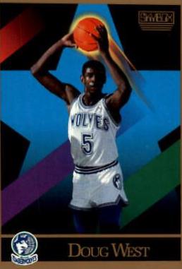 Doug West #397 Basketball Cards 1990 Skybox