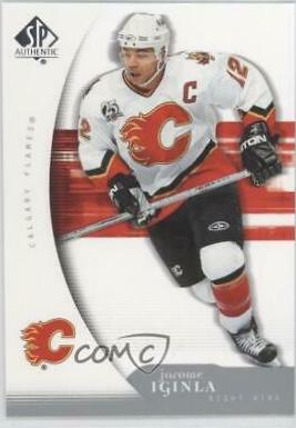Jarome Iginla #16 Hockey Cards 2005 SP Authentic