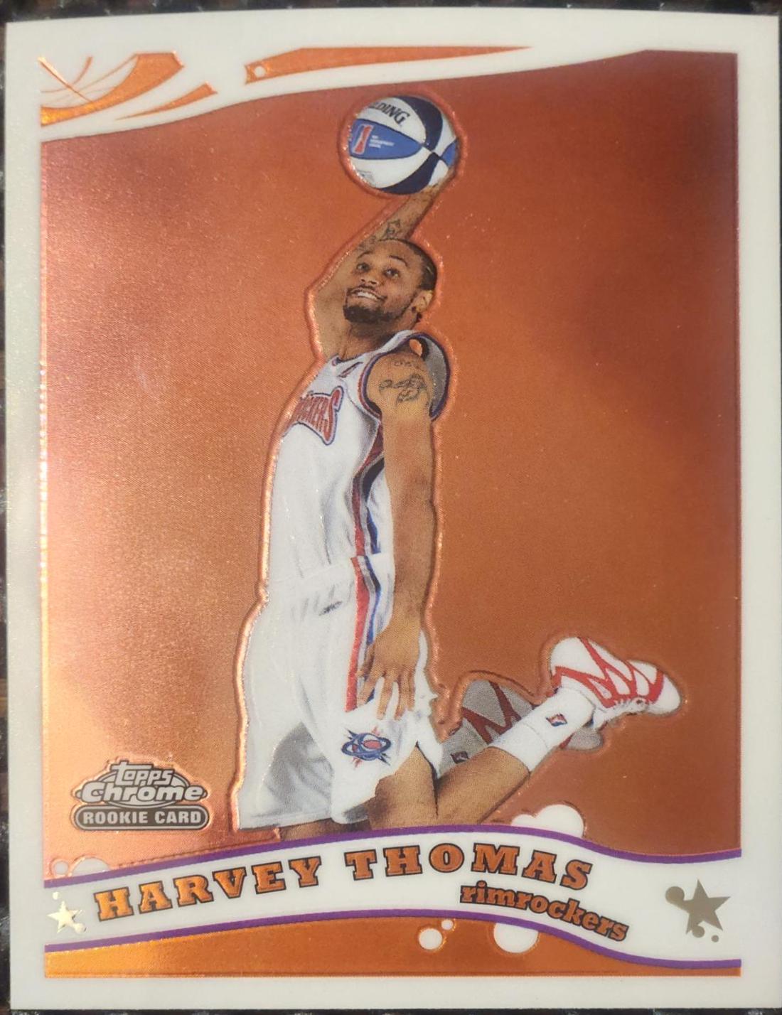 Harvey Thomas #242 Basketball Cards 2005 Topps Chrome
