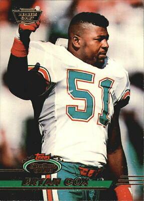 Bryan Cox #6 Football Cards 1993 Stadium Club
