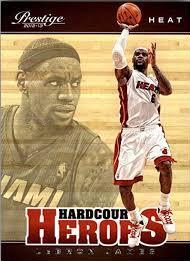 Lebron James #5 Basketball Cards 2012 Panini Prestige Hardcourt Heroes