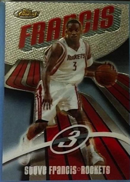 Steve Francis #3 Basketball Cards 2004 Finest