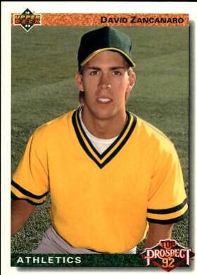David Zancanaro #54 Baseball Cards 1992 Upper Deck