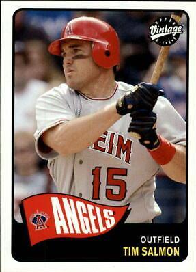 Tim Salmon #6 Baseball Cards 2003 Upper Deck Vintage