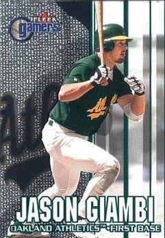 Jason Giambi #21 Baseball Cards 2000 Fleer Gamers