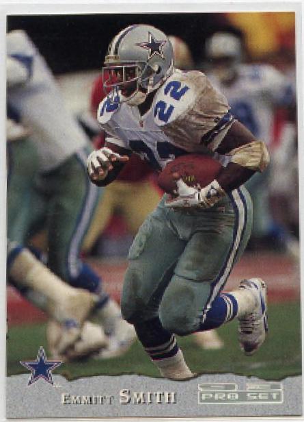 Emmitt Smith #39 Football Cards 1993 Pro Set