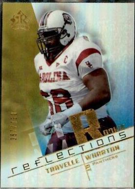 Travelle Wharton #131 2004 Upper Deck Reflections Football