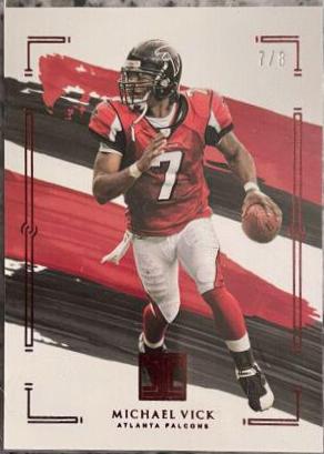Michael Vick #6 Football Cards 2021 Panini Impeccable
