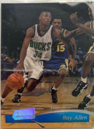 Ray Allen #9 Basketball Cards 1997 Stadium Club